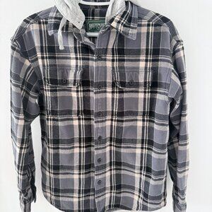 American Eagle Mens Long Sleeve Button Shirt